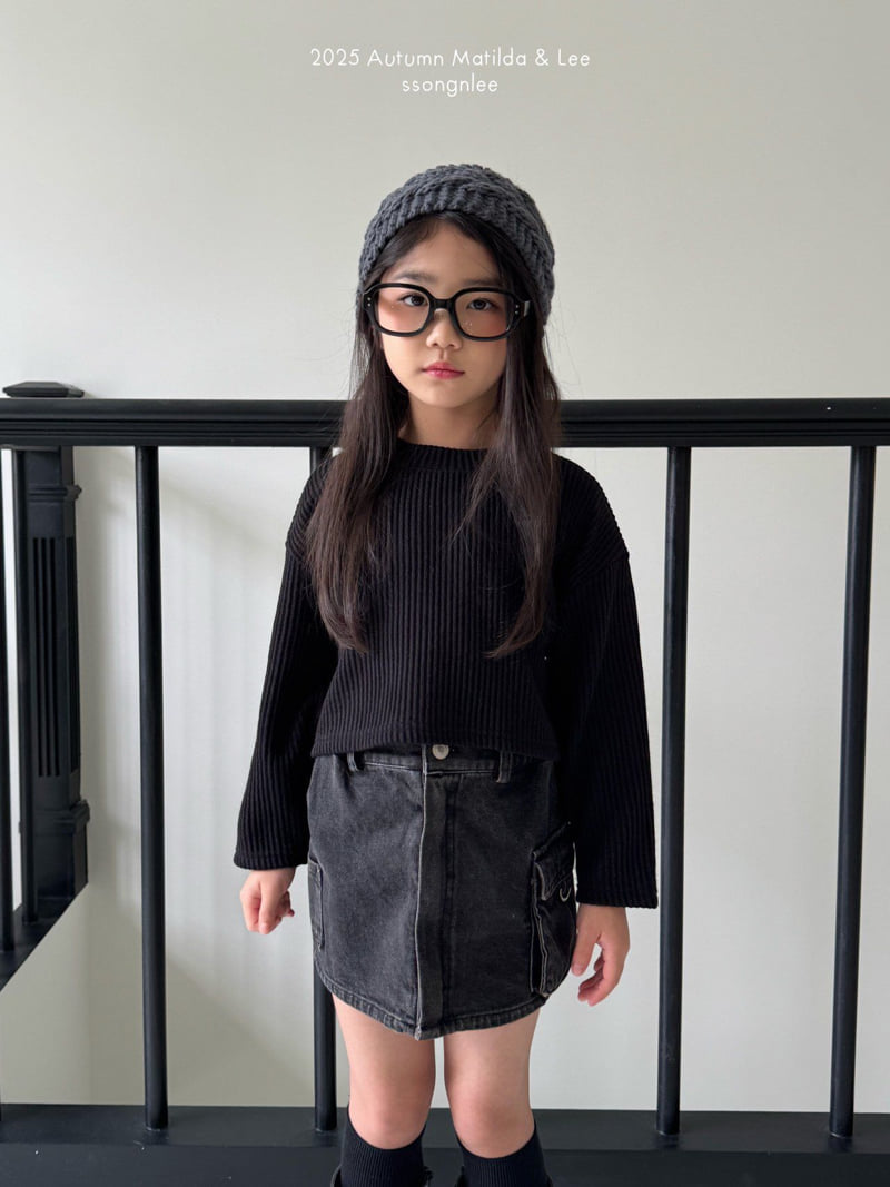 Matilda & Lee - Korean Children Fashion - #fashionkids - Ribbed Crop Knit - 9