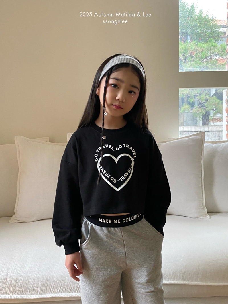 Matilda & Lee - Korean Children Fashion - #fashionkids - Heart Crop Tee - 7