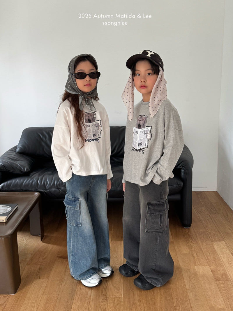 Matilda & Lee - Korean Children Fashion - #kidsshorts - Cargo Denim Pants - 9