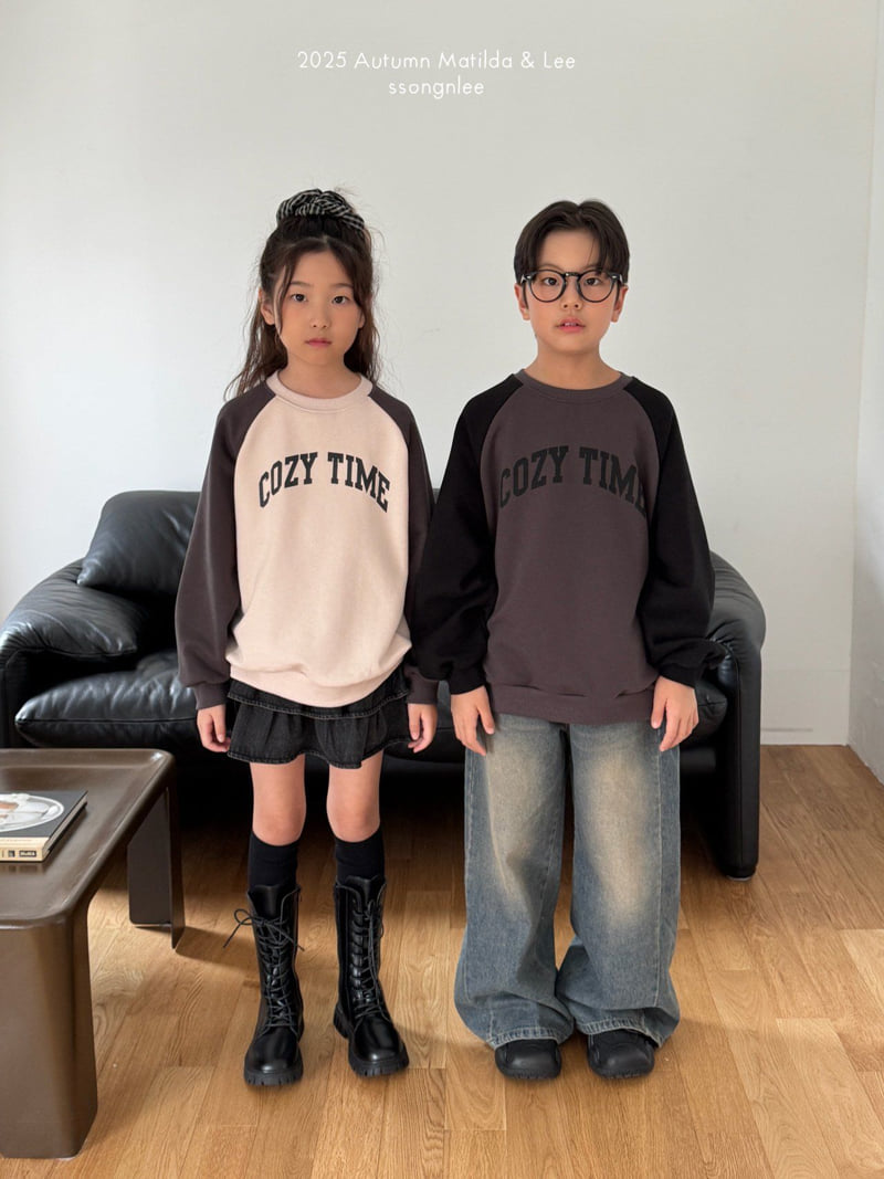 Matilda & Lee - Korean Children Fashion - #kidsshorts - Cozy Time Sweatshirt - 3