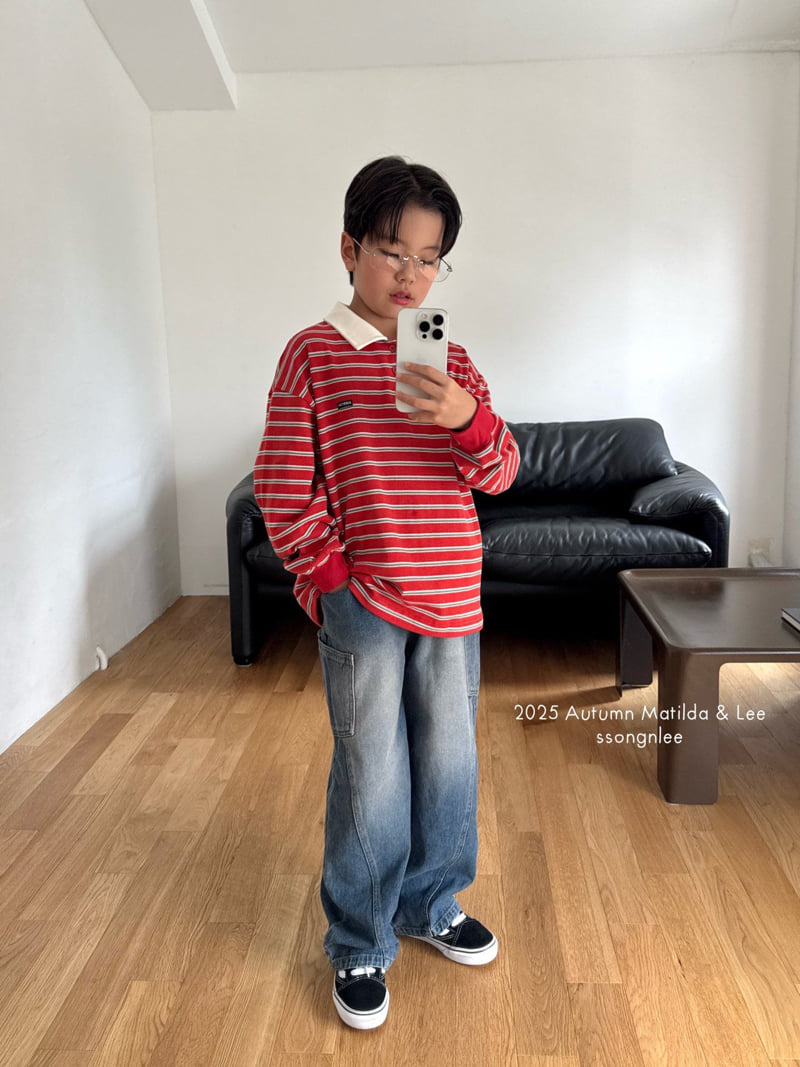 Matilda & Lee - Korean Children Fashion - #kidsshorts - Pocket Denim Pants - 11