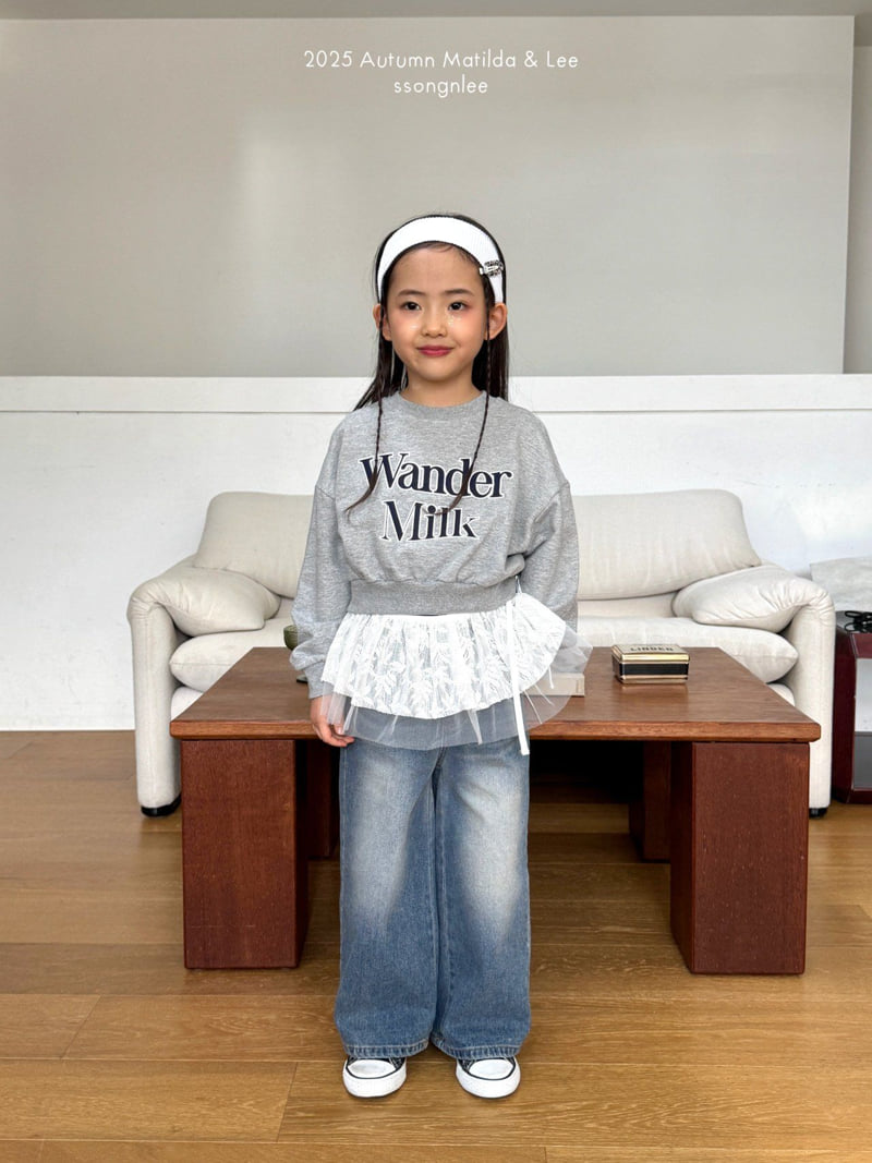 Matilda & Lee - Korean Children Fashion - #kidsshorts - Flower Layered Wrap Skirt - 9