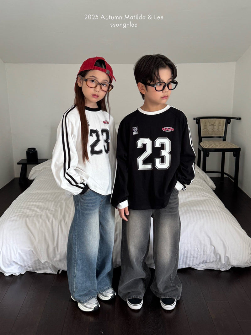 Matilda & Lee - Korean Children Fashion - #kidsshorts - 23 Line Tee - 6