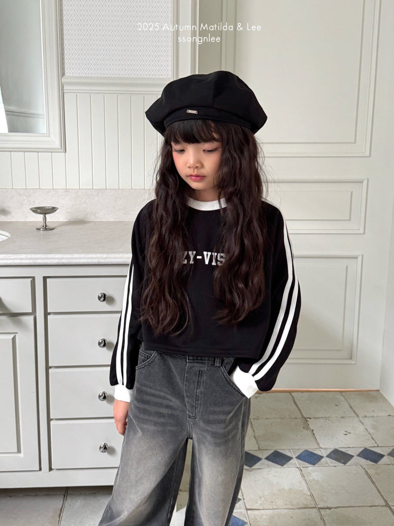 Matilda & Lee - Korean Children Fashion - #kidsshorts - Crop Line Tee - 7