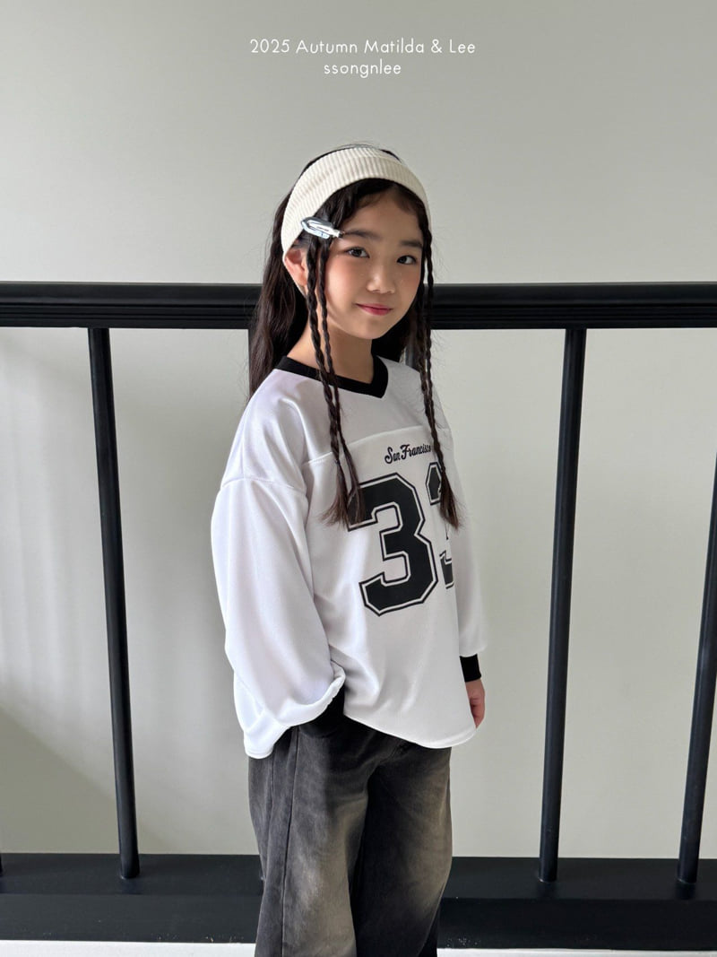Matilda & Lee - Korean Children Fashion - #kidsshorts - Number 33 Jersey Tee - 7