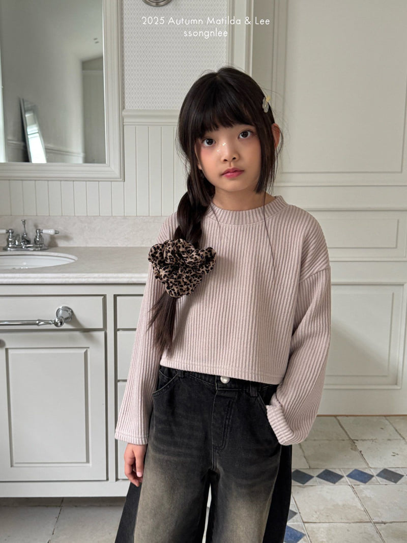 Matilda & Lee - Korean Children Fashion - #kidsshorts - Ribbed Crop Knit - 10