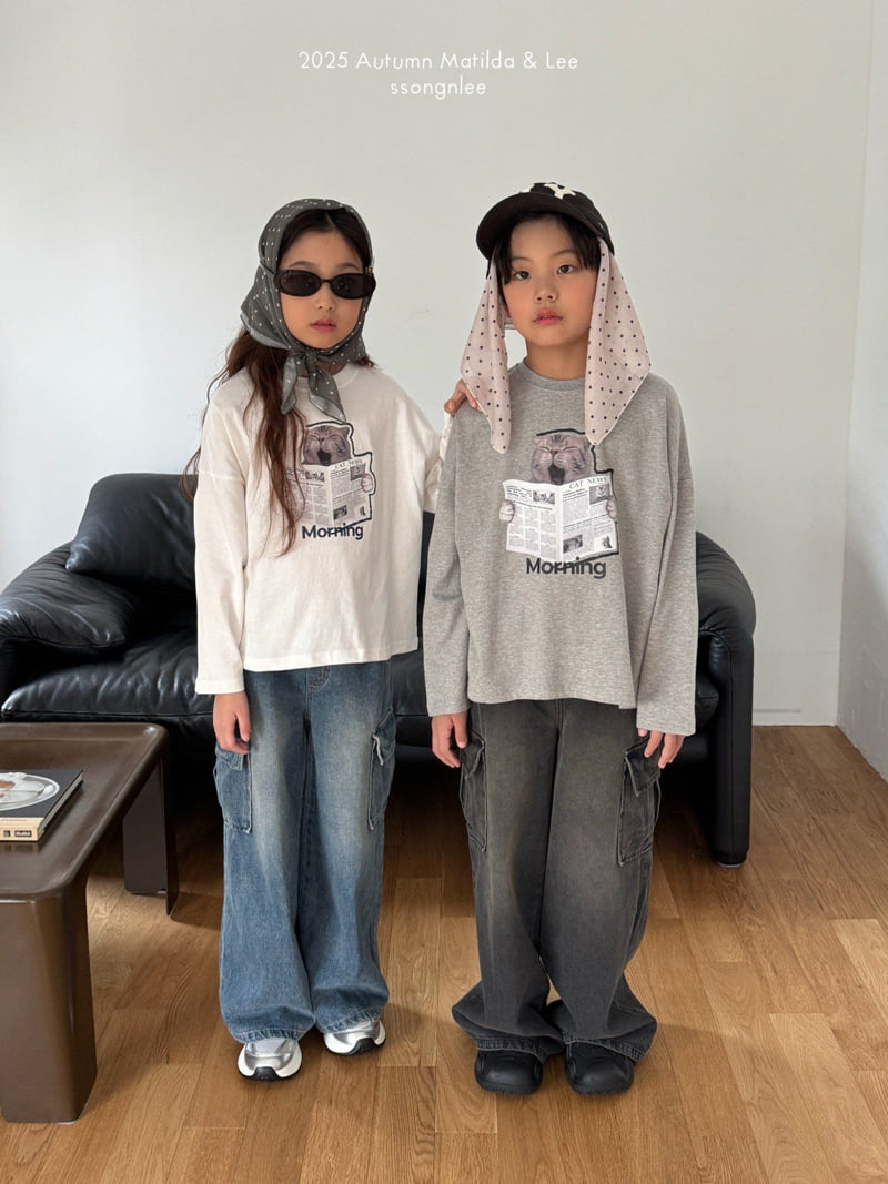 Matilda & Lee - Korean Children Fashion - #kidsstore - Cargo Denim Pants - 10