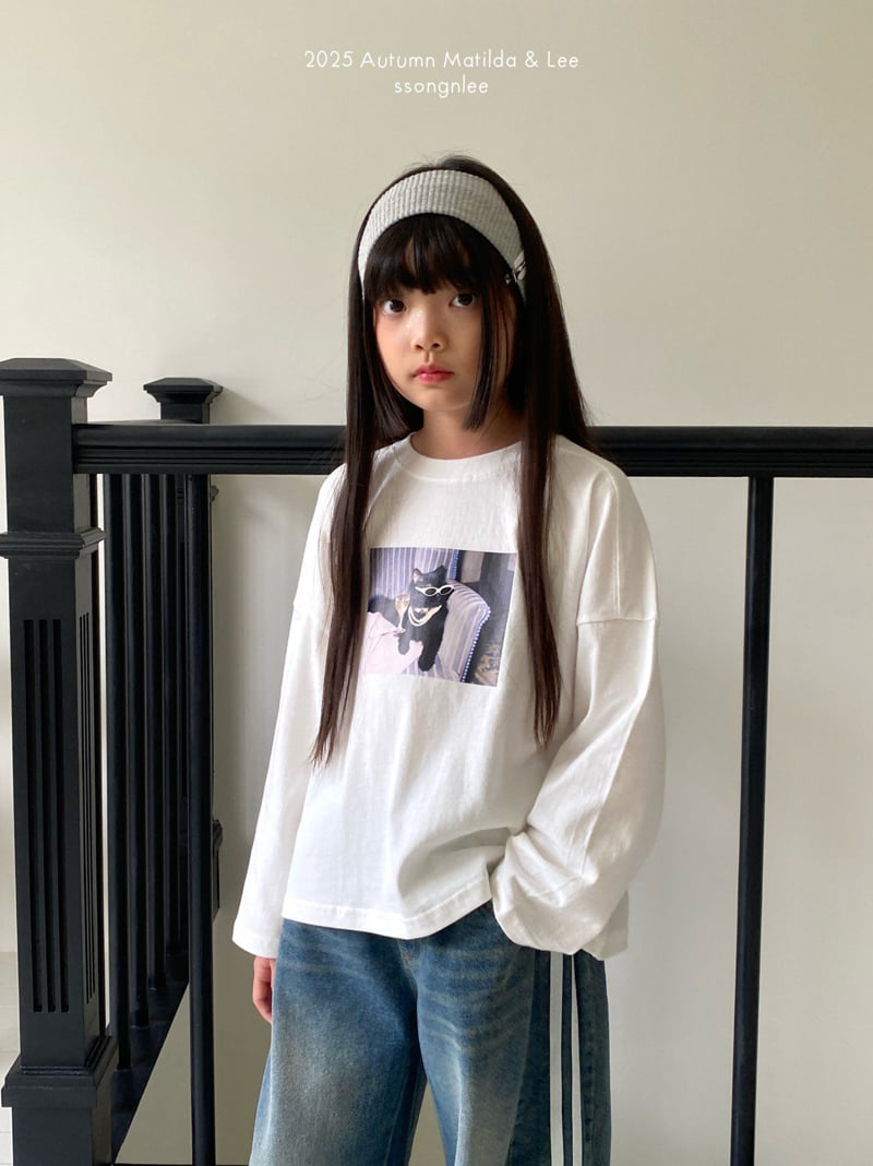 Matilda & Lee - Korean Children Fashion - #kidsstore - Dinner Cat Tee - 8
