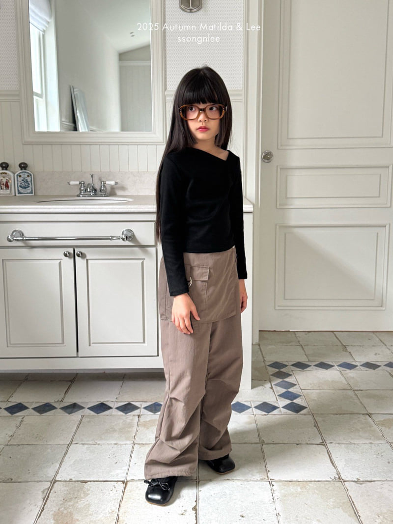 Matilda & Lee - Korean Children Fashion - #kidsstore - D-Lap Skirt Pants - 12