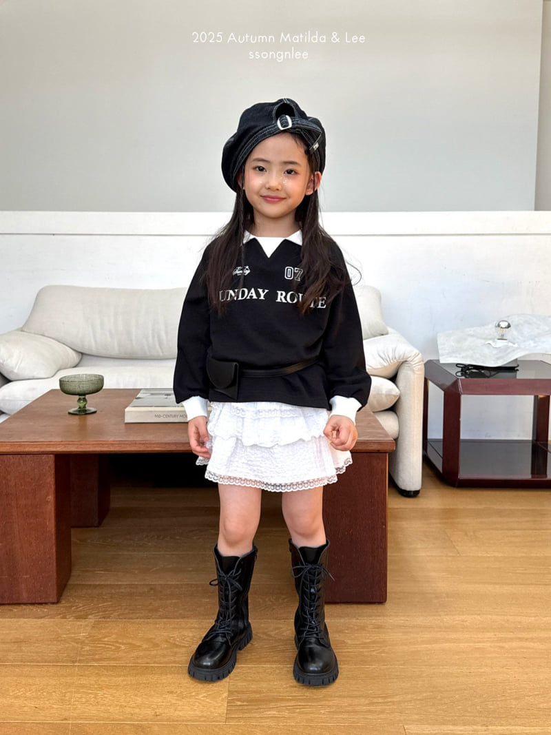 Matilda & Lee - Korean Children Fashion - #kidsshorts - Autumn Lace Skirt - 4
