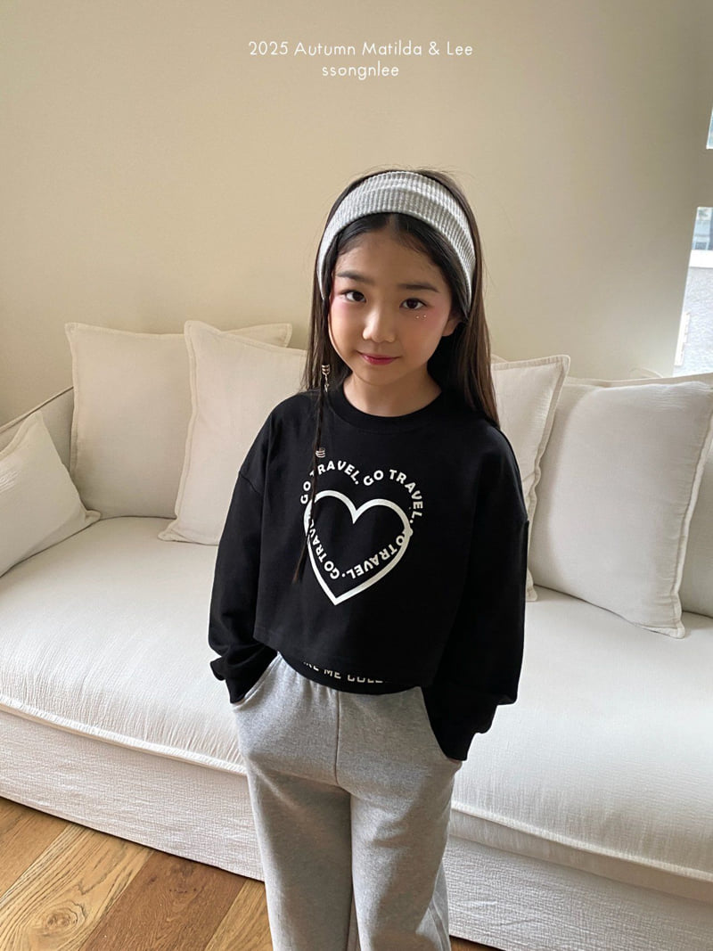 Matilda & Lee - Korean Children Fashion - #kidsstore - Heart Crop Tee - 9
