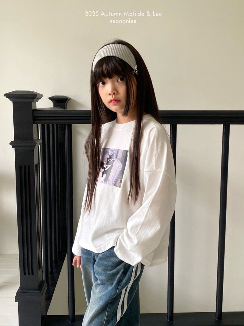 Matilda & Lee - Korean Children Fashion - #kidzfashiontrend - Dinner Cat Tee - 9