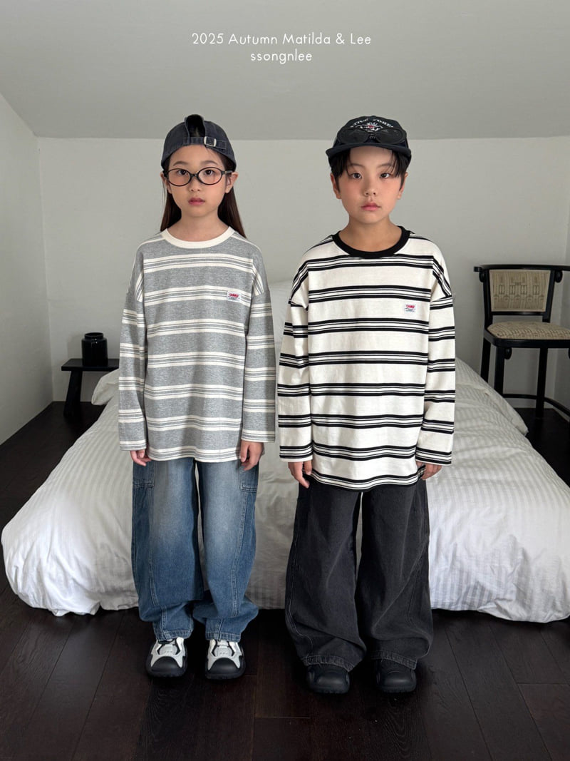 Matilda & Lee - Korean Children Fashion - #kidzfashiontrend - Change Stripe Tee - 10