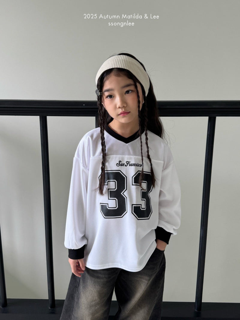 Matilda & Lee - Korean Children Fashion - #kidzfashiontrend - Number 33 Jersey Tee - 9
