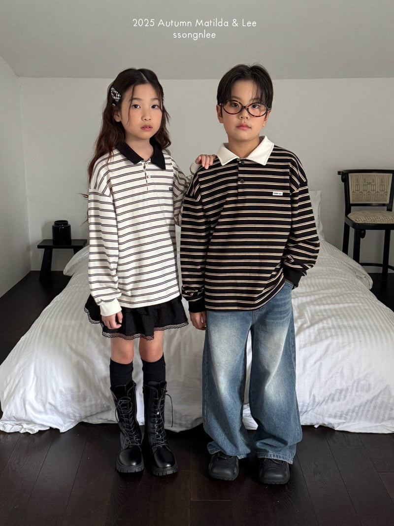 Matilda & Lee - Korean Children Fashion - #kidzfashiontrend - Everyday Collar Tee - 6