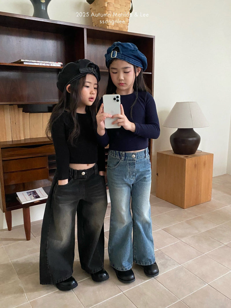 Matilda & Lee - Korean Children Fashion - #kidzfashiontrend - Twin Under-Up Knit Tee - 3