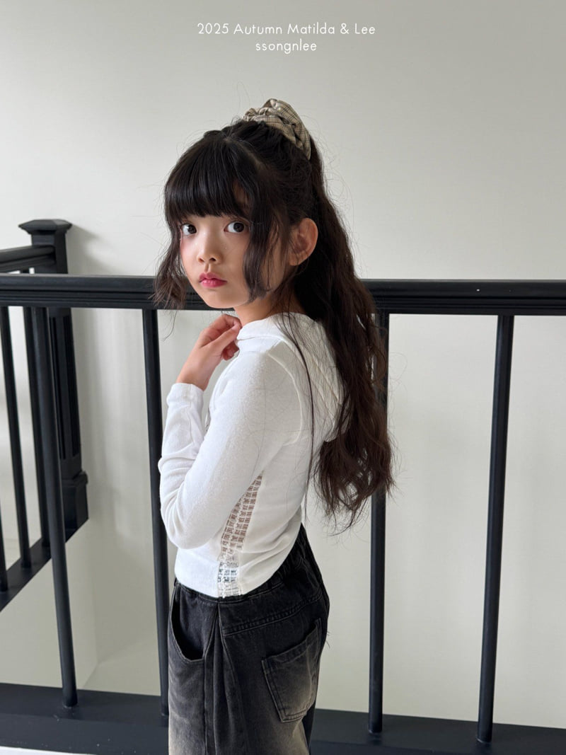 Matilda & Lee - Korean Children Fashion - #kidzfashiontrend - Lucky Girl Lace Hoodie - 12