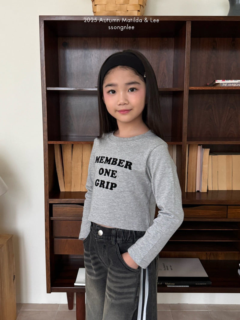 Matilda & Lee - Korean Children Fashion - #kidzfashiontrend - Member Hooking Crop Tee - 5