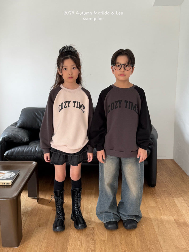 Matilda & Lee - Korean Children Fashion - #littlefashionista - Cozy Time Sweatshirt - 7