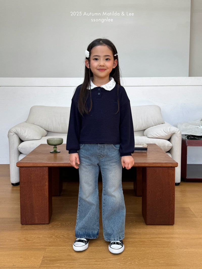 Matilda & Lee - Korean Children Fashion - #Kfashion4kids - Bootcut Denim Pants - 4
