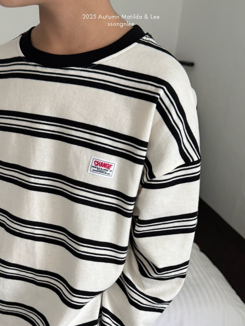 Matilda & Lee - Korean Children Fashion - #littlefashionista - Change Stripe Tee - 12