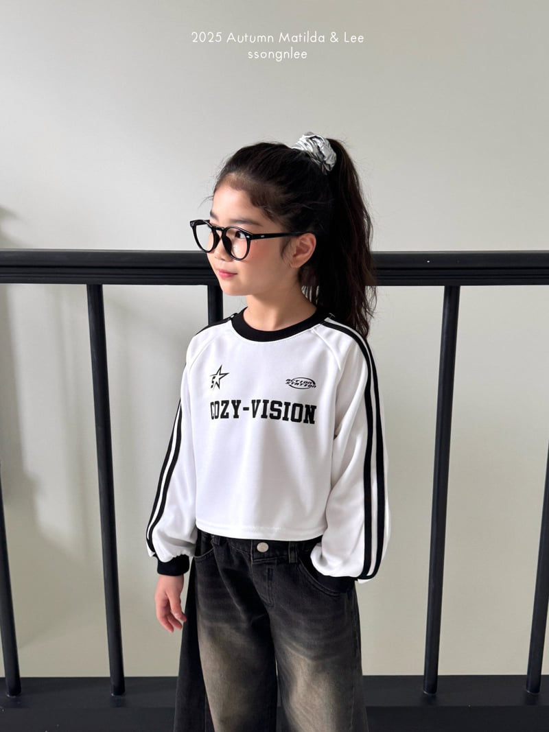 Matilda & Lee - Korean Children Fashion - #littlefashionista - Crop Line Tee - 11