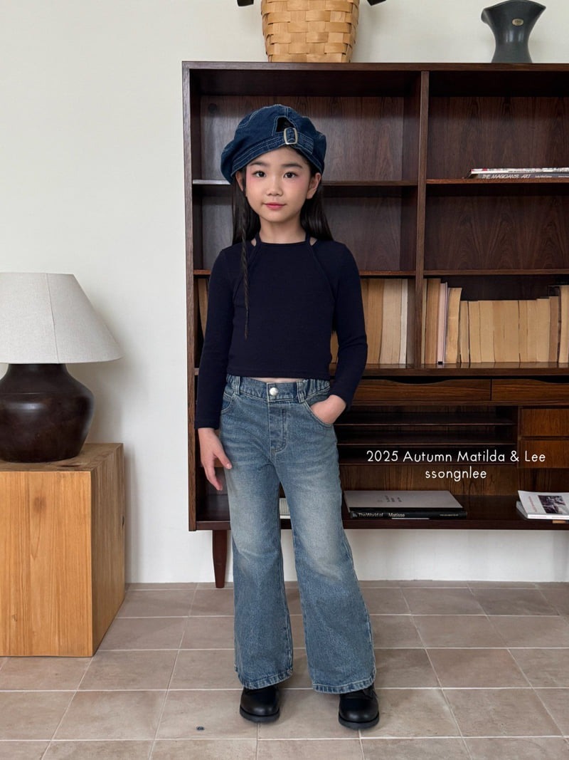 Matilda & Lee - Korean Children Fashion - #littlefashionista - Twin Under-Up Knit Tee - 5