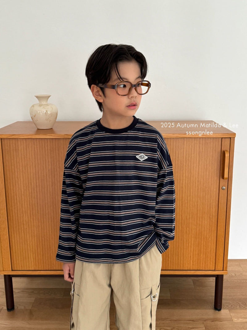 Matilda & Lee - Korean Children Fashion - #magicofchildhood - Diamond Stripe Tee - 11
