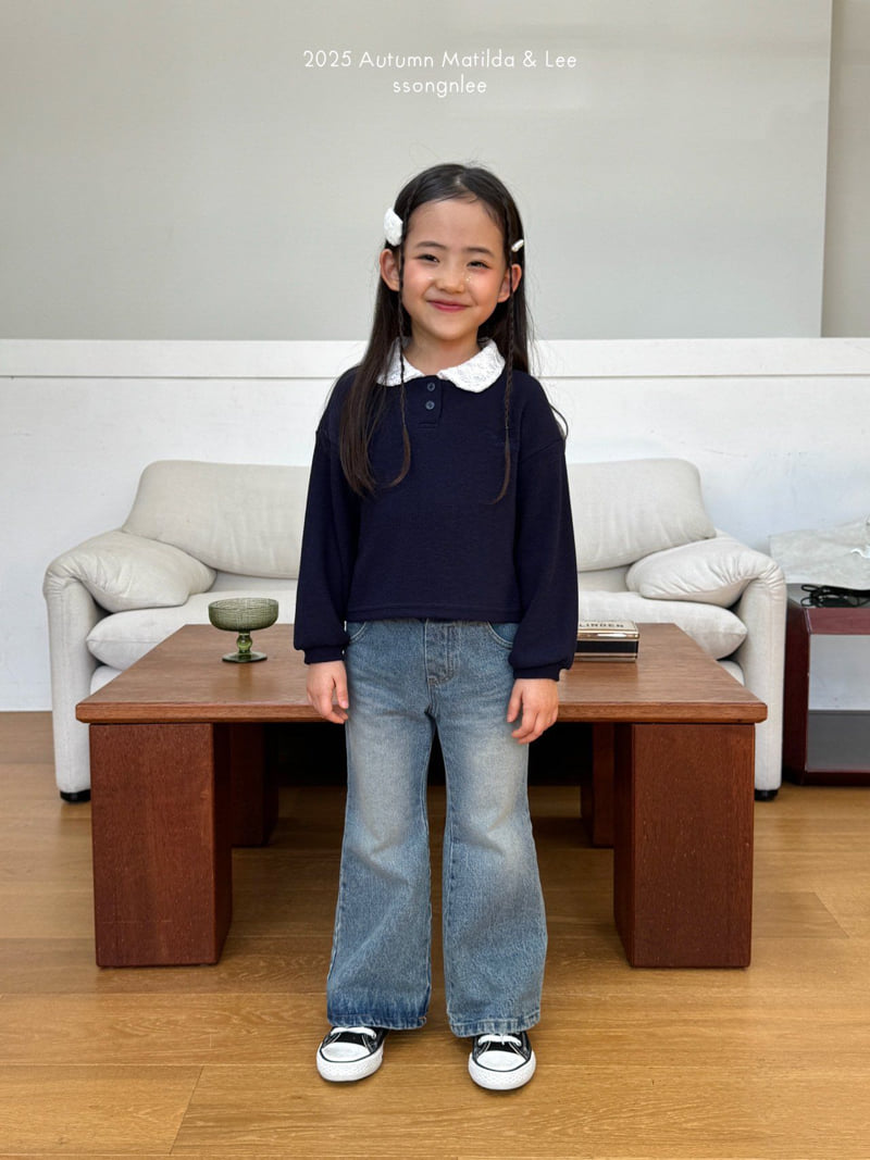 Matilda & Lee - Korean Children Fashion - #magicofchildhood - Bootcut Denim Pants - 5