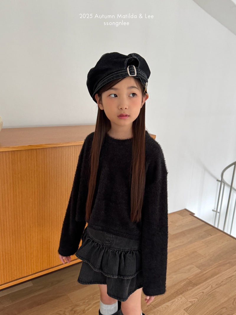 Matilda & Lee - Korean Children Fashion - #magicofchildhood - Boucle Crop Knit - 7