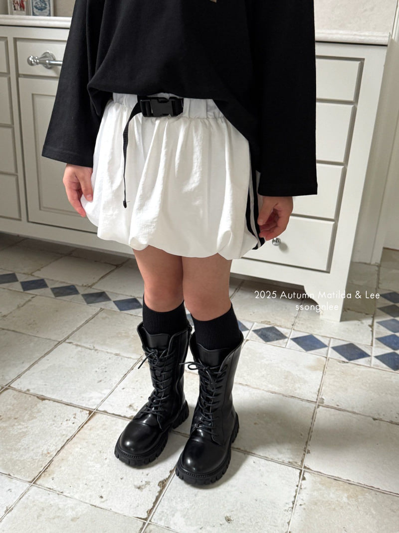 Matilda & Lee - Korean Children Fashion - #magicofchildhood - Balloon Belt Skirt