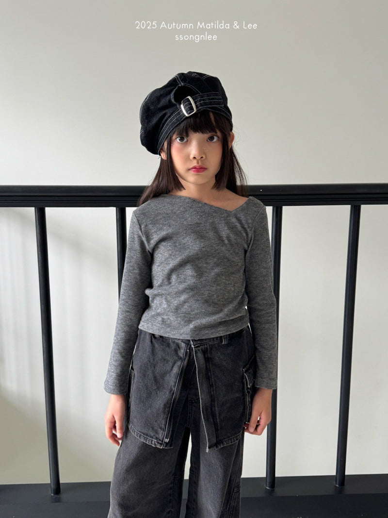 Matilda & Lee - Korean Children Fashion - #magicofchildhood - Diagonal Mood Tee - 11
