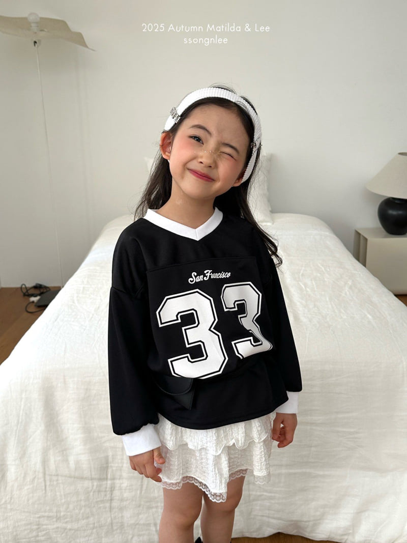 Matilda & Lee - Korean Children Fashion - #magicofchildhood - Number 33 Jersey Tee - 12