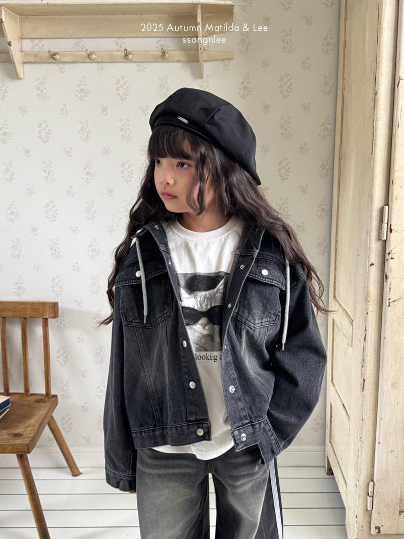 Matilda & Lee - Korean Children Fashion - #magicofchildhood - Hooded Denim Jacket - 12