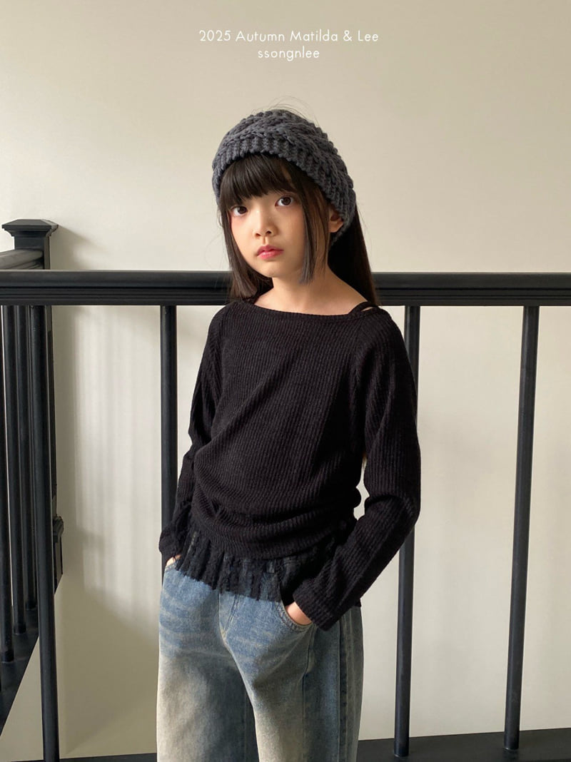 Matilda & Lee - Korean Children Fashion - #minifashionista - Lace Shirring Set