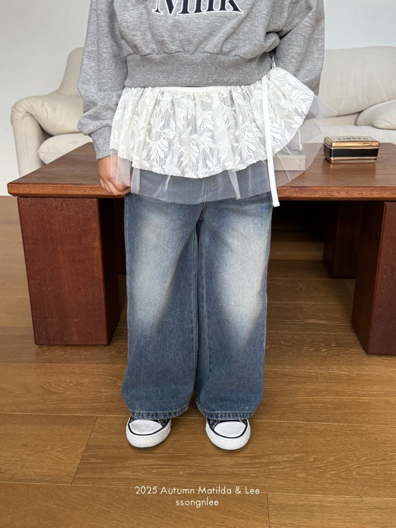 Matilda & Lee - Korean Children Fashion - #minifashionista - Flower Layered Wrap Skirt