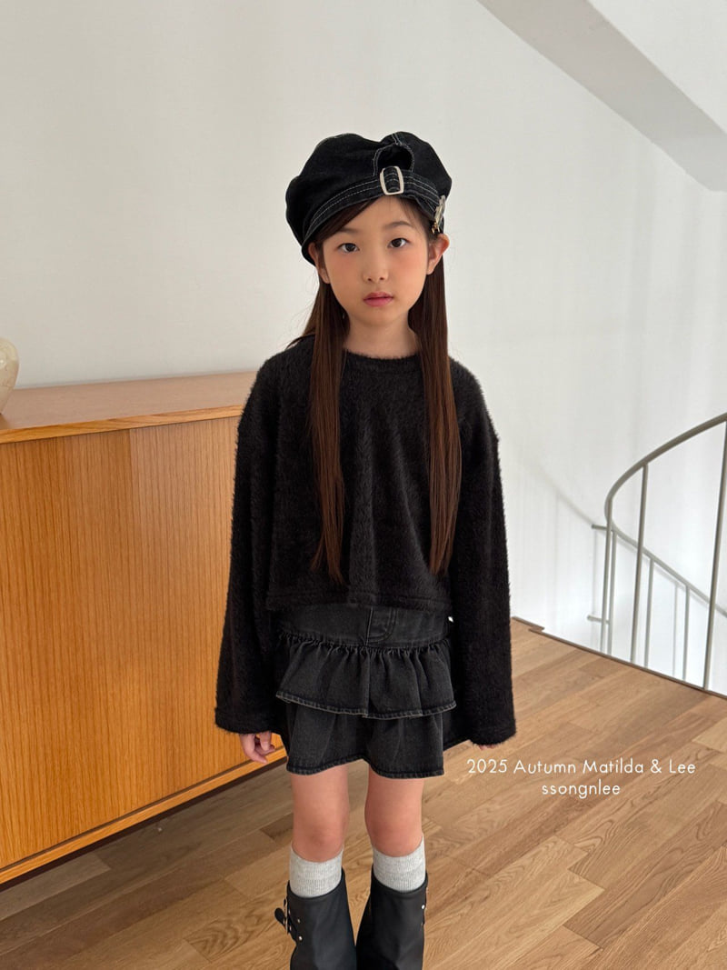 Matilda & Lee - Korean Children Fashion - #minifashionista - Boucle Crop Knit - 8