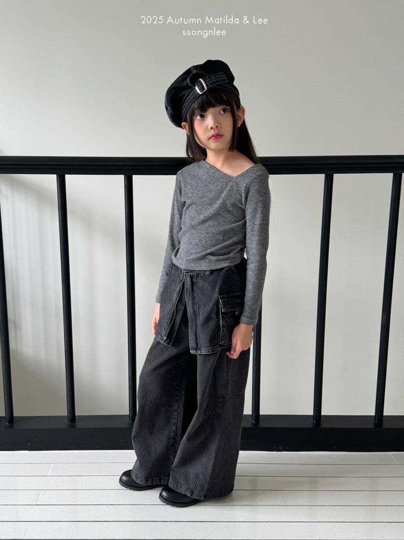 Matilda & Lee - Korean Children Fashion - #minifashionista - Diagonal Mood Tee - 12