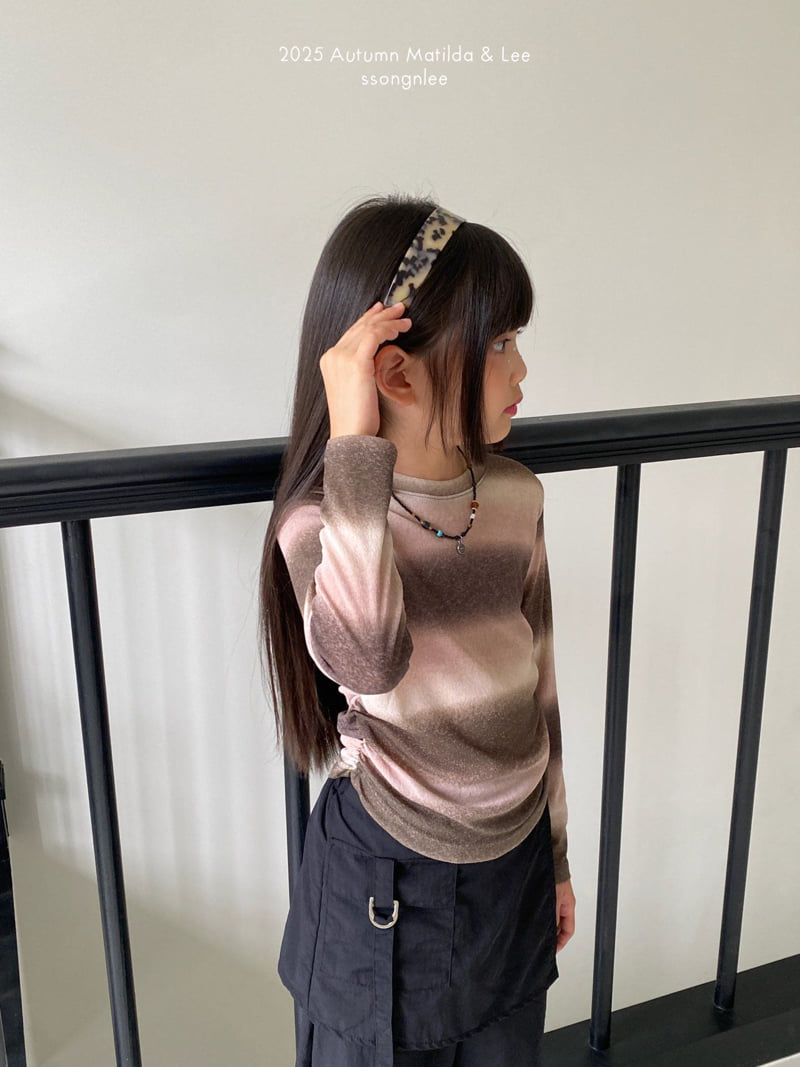 Matilda & Lee - Korean Children Fashion - #minifashionista - Gradation Shirring Tee - 12