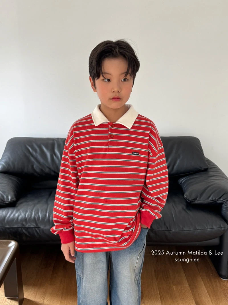 Matilda & Lee - Korean Children Fashion - #minifashionista - Everyday Collar Tee - 10