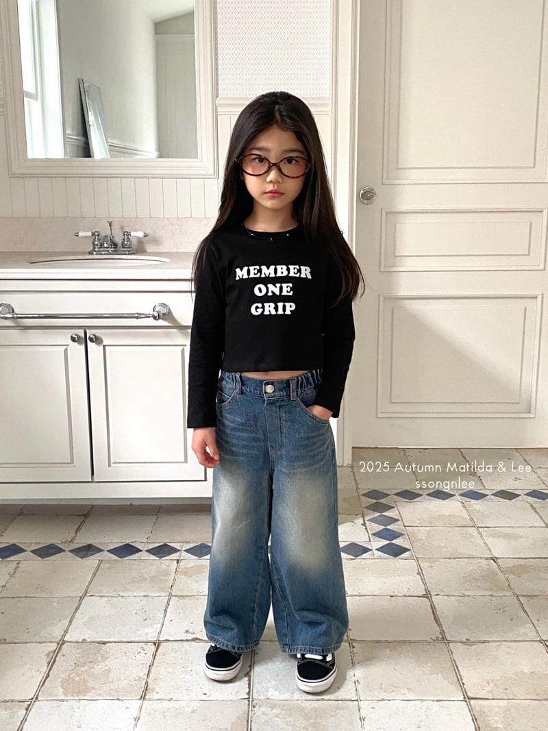 Matilda & Lee - Korean Children Fashion - #minifashionista - Member Hooking Crop Tee - 9