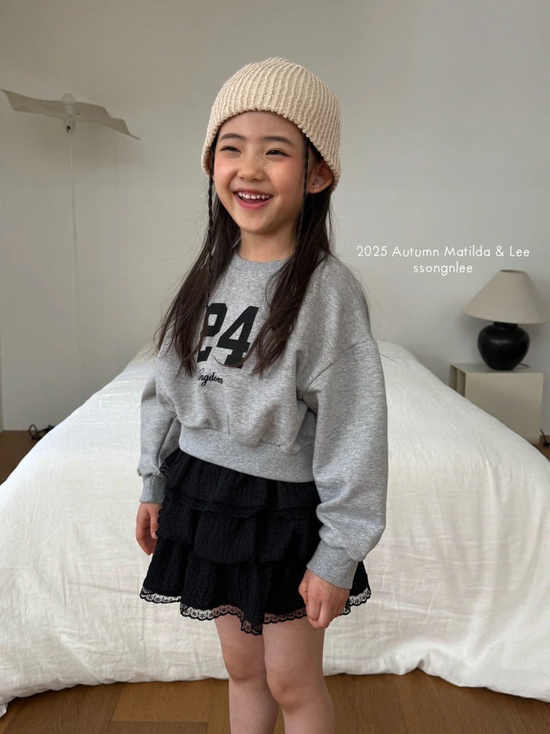 Matilda & Lee - Korean Children Fashion - #prettylittlegirls - 24 Kingdom Crop Sweatshirt - 12