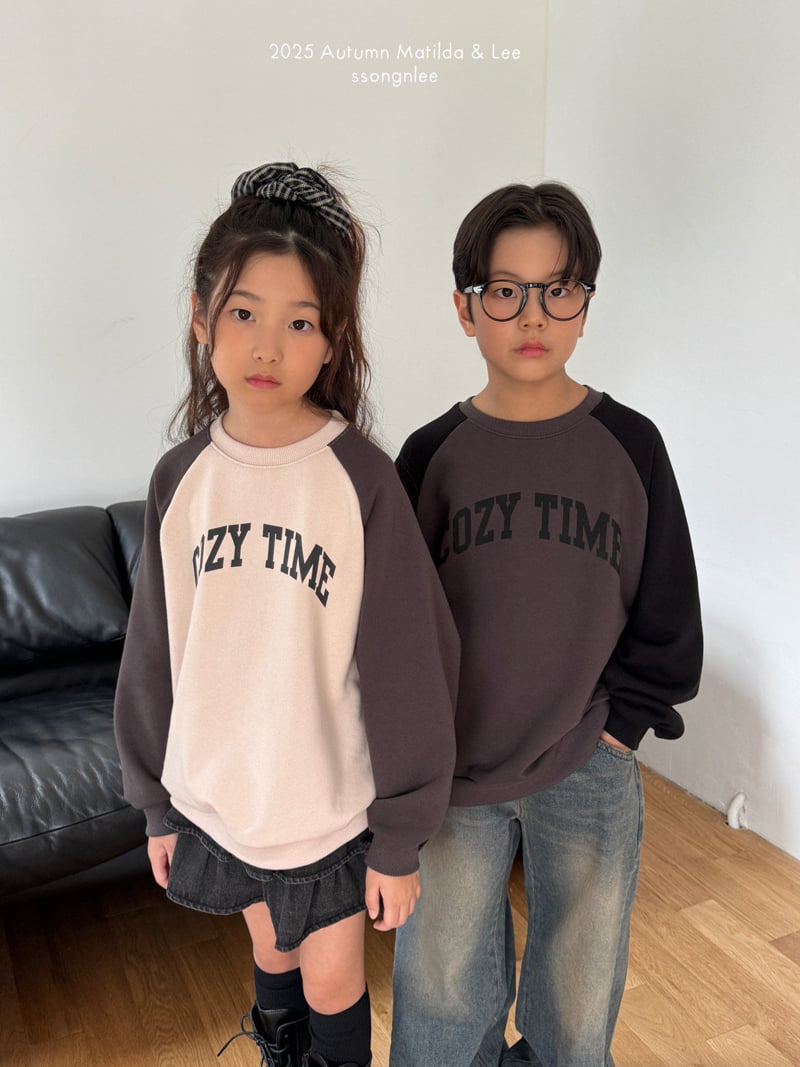Matilda & Lee - Korean Children Fashion - #prettylittlegirls - Cozy Time Sweatshirt - 10