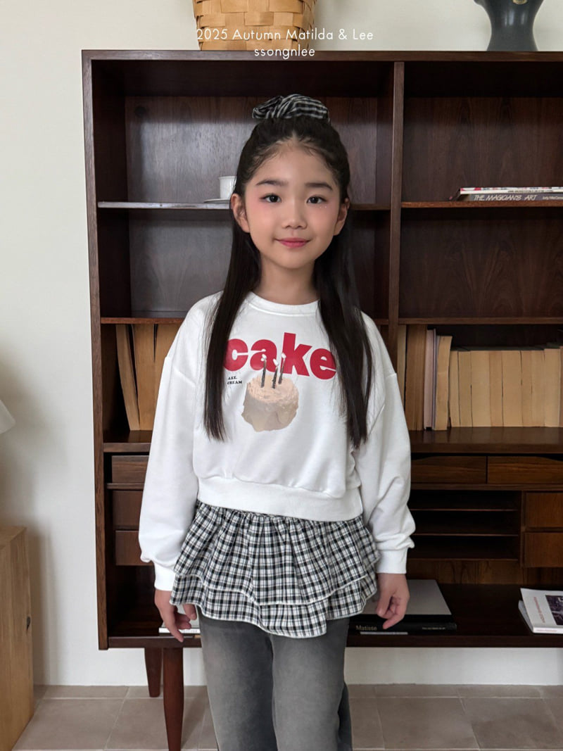 Matilda & Lee - Korean Children Fashion - #prettylittlegirls - Cake Crop Sweatshirt - 9