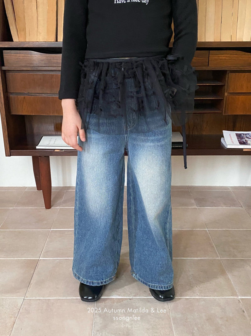 Matilda & Lee - Korean Children Fashion - #prettylittlegirls - Ribbon Layered Wrap Skirt - 12