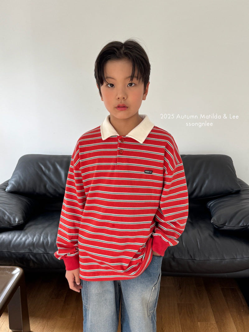 Matilda & Lee - Korean Children Fashion - #prettylittlegirls - Everyday Collar Tee - 11