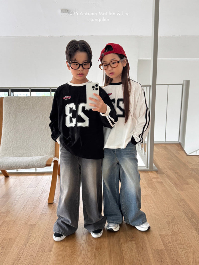 Matilda & Lee - Korean Children Fashion - #prettylittlegirls - Autumn Daily Denim Pants - 10