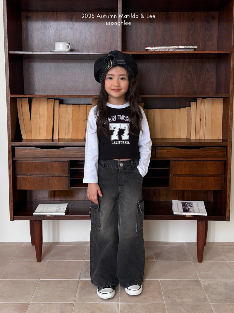 Matilda & Lee - Korean Children Fashion - #prettylittlegirls - San Diego Crop Tee - 3