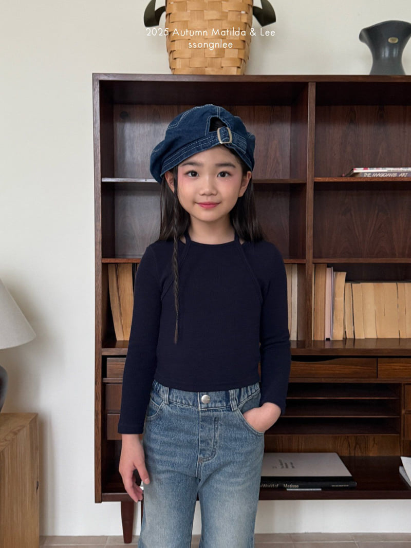 Matilda & Lee - Korean Children Fashion - #prettylittlegirls - Twin Under-Up Knit Tee - 8