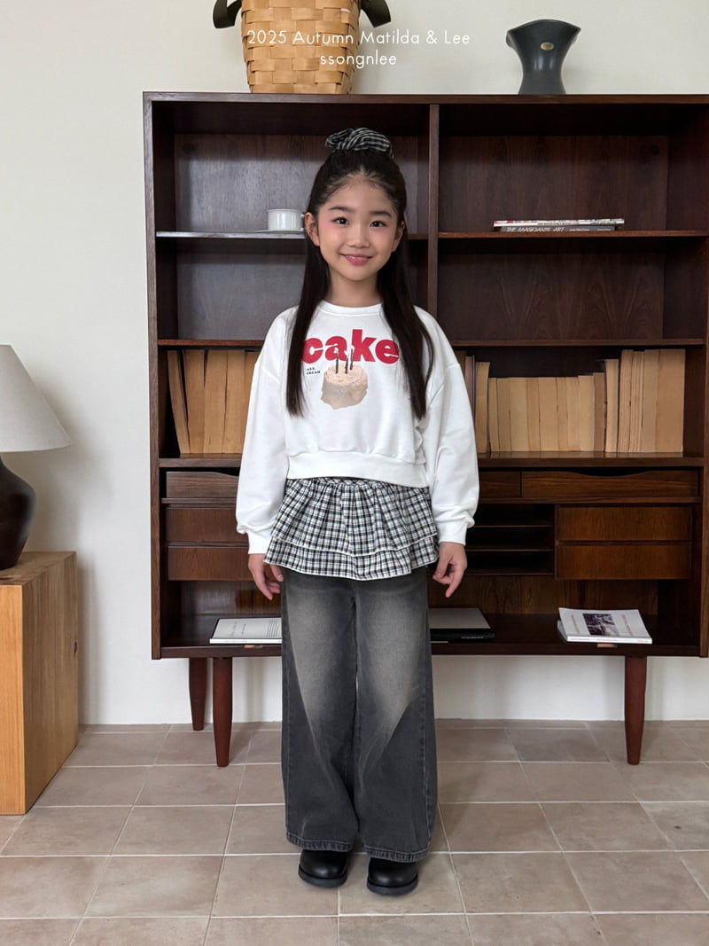 Matilda & Lee - Korean Children Fashion - #prettylittlegirls - Check Layered Wrap Skirt - 6